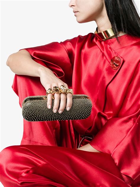 alexander mcqueen knuckle duster bag